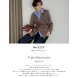 微起毛ツイルゴールドボタン付きサロペット | Re:EDIT | 詳細画像2