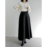 [低身長サイズ有][アルガンオイル加工]微起毛ツイルフレアスカート | Re:EDIT | 詳細画像10 