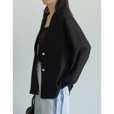 鹿の子メッシュ長袖テーラードジャケット | Re:EDIT | 詳細画像12