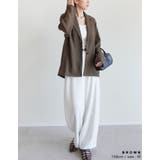 鹿の子メッシュ長袖テーラードジャケット | Re:EDIT | 詳細画像16