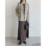 鹿の子メッシュ長袖テーラードジャケット | Re:EDIT | 詳細画像17