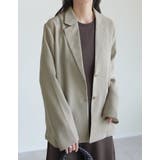 鹿の子メッシュ長袖テーラードジャケット | Re:EDIT | 詳細画像5