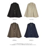 鹿の子メッシュ長袖テーラードジャケット | Re:EDIT | 詳細画像18