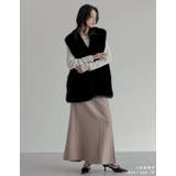 [2025AW COLLECTION]シアーフロッキーベロアバックベルト長袖トッ… | Re:EDIT | 詳細画像10 