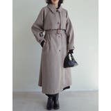 [2025AW COLLECTION]ウールタッチベルト付きステンカラーコート | Re:EDIT | 詳細画像5 
