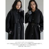 [2025AW COLLECTION]ウールタッチベルト付きステンカラーコート | Re:EDIT | 詳細画像8 