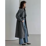 [2025AW COLLECTION]ウールタッチベルト付きステンカラーコート | Re:EDIT | 詳細画像10 