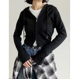 [イージーケア]ライトダンボールビスチェラインパーカー | Re:EDIT | 詳細画像2 