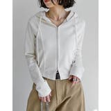 [イージーケア]ライトダンボールビスチェラインパーカー | Re:EDIT | 詳細画像3 