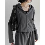 [イージーケア]ライトダンボールビスチェラインパーカー | Re:EDIT | 詳細画像5 