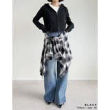 [イージーケア]ライトダンボールビスチェラインパーカー | Re:EDIT | 詳細画像7 