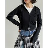 [イージーケア]ライトダンボールビスチェラインパーカー | Re:EDIT | 詳細画像9 