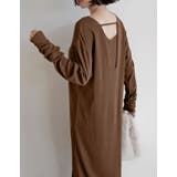 [乾燥機対応]リブカットソーバックシャンナローワンピース | Re:EDIT | 詳細画像15 