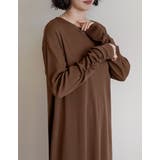 [乾燥機対応]リブカットソーバックシャンナローワンピース | Re:EDIT | 詳細画像16 