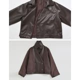 [2025AW COLLECTION]フェイクレザートレンチジャケット | Re:EDIT | 詳細画像14 