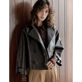 [2025AW COLLECTION]フェイクレザートレンチジャケット | Re:EDIT | 詳細画像2 