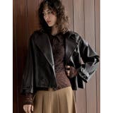 [2025AW COLLECTION]フェイクレザートレンチジャケット | Re:EDIT | 詳細画像7 