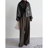 [2025AW COLLECTION]フェイクレザートレンチジャケット | Re:EDIT | 詳細画像8 