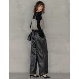 フェイクレザーアンクルベルト2WAYパンツ | Re:EDIT | 詳細画像7 