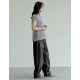 フェイクレザーアンクルベルト2WAYパンツ | Re:EDIT | 詳細画像10 