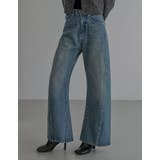 サイド切り替えコットンデニムパンツ | Re:EDIT | 詳細画像12 