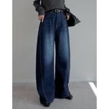 サイド切り替えコットンデニムパンツ | Re:EDIT | 詳細画像15 