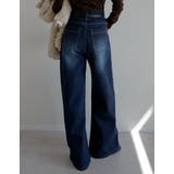 サイド切り替えコットンデニムパンツ | Re:EDIT | 詳細画像17 