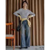 サイド切り替えコットンデニムパンツ | Re:EDIT | 詳細画像3 