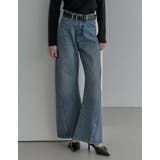 サイド切り替えコットンデニムパンツ | Re:EDIT | 詳細画像22 