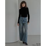 サイド切り替えコットンデニムパンツ | Re:EDIT | 詳細画像23 