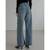 サイド切り替えコットンデニムパンツ | Re:EDIT | 詳細画像25 