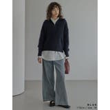 サイド切り替えコットンデニムパンツ | Re:EDIT | 詳細画像26 