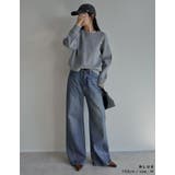 サイド切り替えコットンデニムパンツ | Re:EDIT | 詳細画像35 