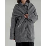 [2点セット]ショール付きステンカラーコート | Re:EDIT | 詳細画像3 