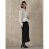 袖シアータックペプラムブラウス | Re:EDIT | 詳細画像12