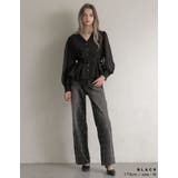 袖シアータックペプラムブラウス | Re:EDIT | 詳細画像7