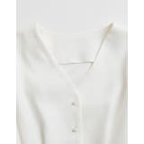 袖シアータックペプラムブラウス | Re:EDIT | 詳細画像18