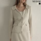 ドビーツイードフラットカラージャケット | Re:EDIT | 詳細画像1