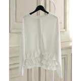 ホワイト(502) | ダンボールフリルノーカラーブルゾン | Re:EDIT