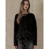 ダンボールフリルノーカラーブルゾン | Re:EDIT | 詳細画像12