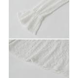 レースクルーネック袖フリルブラウス | Re:EDIT | 詳細画像20