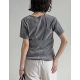 [2点セット]カットベロアホルターネックビスチェ×Ｔシャツ | Re:EDIT | 詳細画像13 
