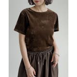 [2点セット]カットベロアホルターネックビスチェ×Ｔシャツ | Re:EDIT | 詳細画像21 
