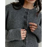 [2025 WINTER COLLECTION]メランジニットフリルカーディガン | Re:EDIT | 詳細画像12 