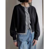 [2025AW COLLECTION]クルーネックレイヤード風カーディガン | Re:EDIT | 詳細画像14 