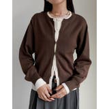 [2025AW COLLECTION]クルーネックレイヤード風カーディガン | Re:EDIT | 詳細画像23 