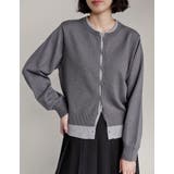 [2025AW COLLECTION]クルーネックレイヤード風カーディガン | Re:EDIT | 詳細画像24 