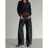 [2025AW COLLECTION]クルーネックレイヤード風カーディガン | Re:EDIT | 詳細画像37 