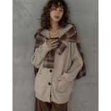 ブラウン(505) | [2025AW COLLECTION]オンブレチェックオーバーサイズシャツ | Re:EDIT