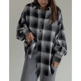[2025AW COLLECTION]オンブレチェックオーバーサイズシャツ | Re:EDIT | 詳細画像11 